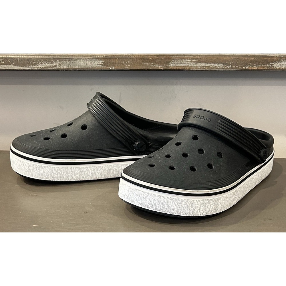 CROCS OFF COURT CLOG 08371-001 BLACK UNISEX Mens‎ 3 Women's  5 - Picture 3 of 8